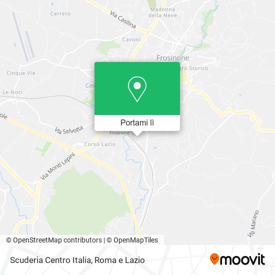 Mappa Scuderia Centro Italia