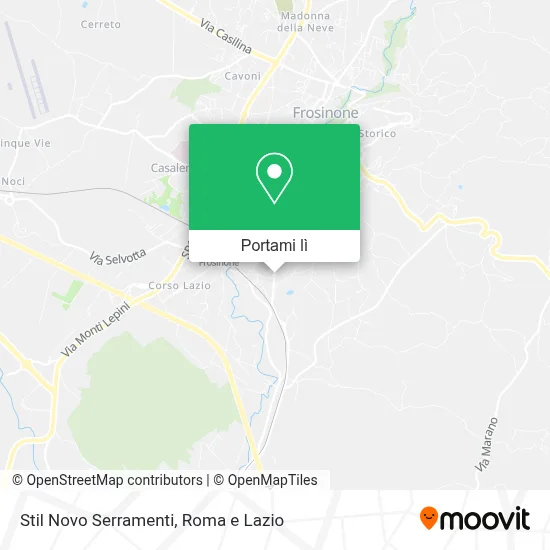 Mappa Stil Novo Serramenti