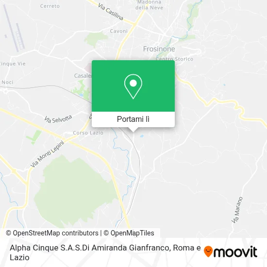 Mappa Alpha Cinque S.A.S.Di Amiranda Gianfranco