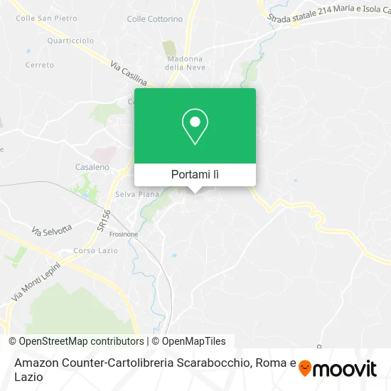 Mappa Amazon Counter-Cartolibreria Scarabocchio