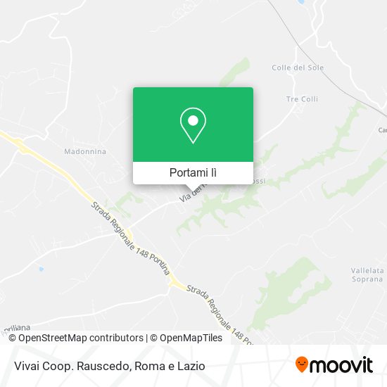 Mappa Vivai Coop. Rauscedo