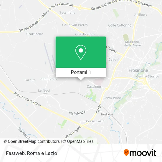 Mappa Fastweb