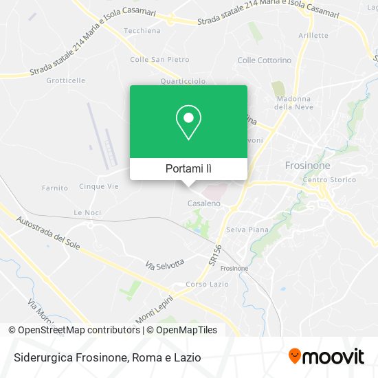 Mappa Siderurgica Frosinone