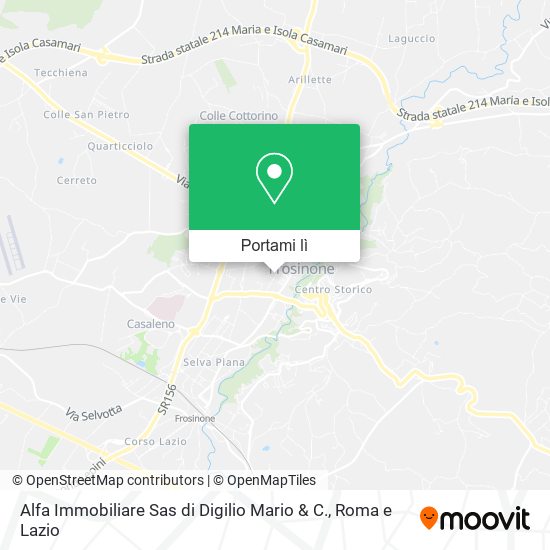 Mappa Alfa Immobiliare Sas di Digilio Mario & C.