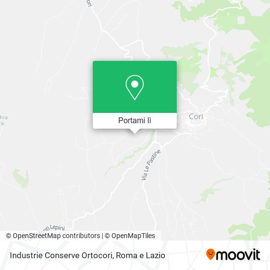 Mappa Industrie Conserve Ortocori