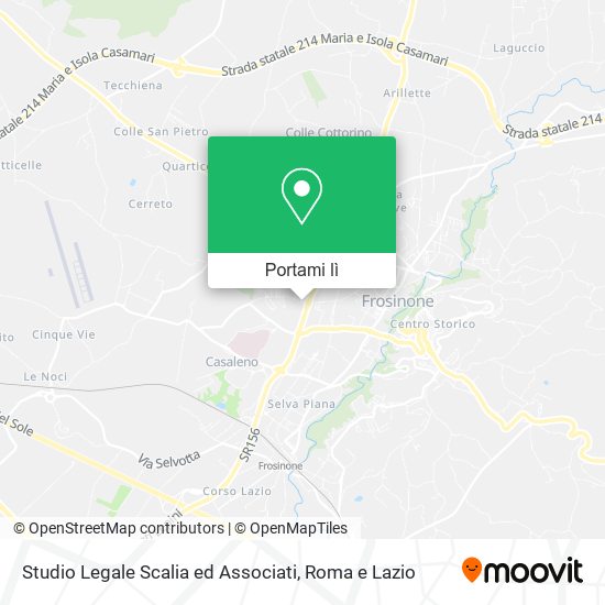 Mappa Studio Legale Scalia ed Associati