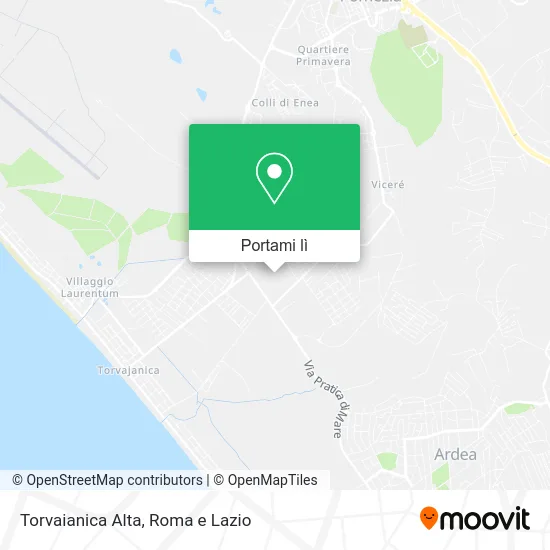 Mappa Torvaianica Alta