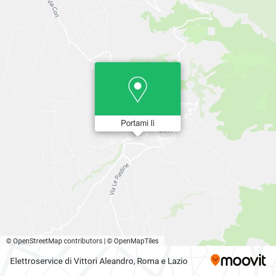 Mappa Elettroservice di Vittori Aleandro