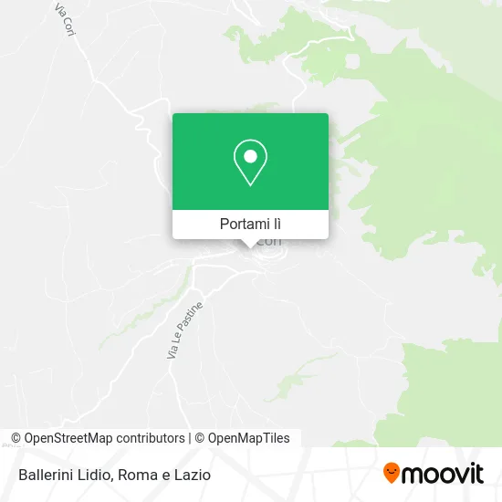 Mappa Ballerini Lidio