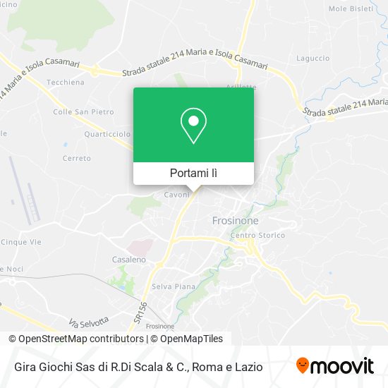 Mappa Gira Giochi Sas di R.Di Scala & C.