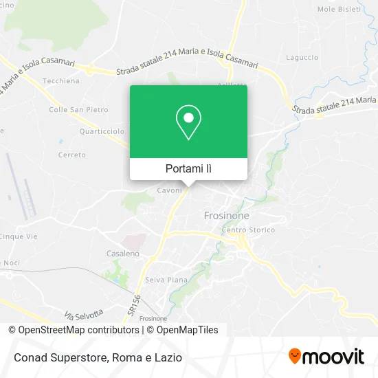 Mappa Conad Superstore