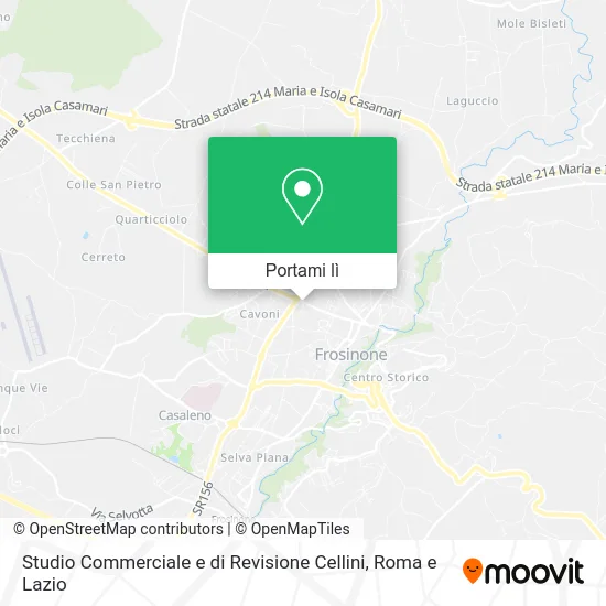 Mappa Studio Commerciale e di Revisione Cellini