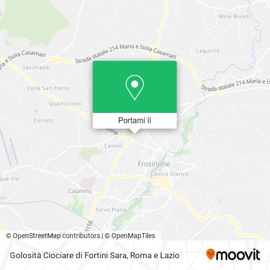Mappa Golosità Ciociare di Fortini Sara