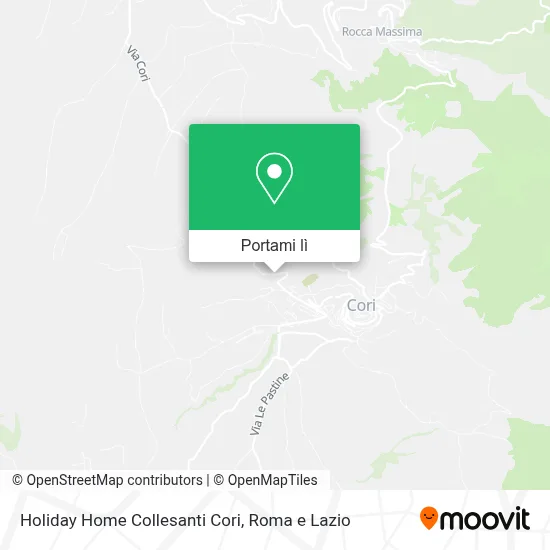 Mappa Holiday Home Collesanti Cori