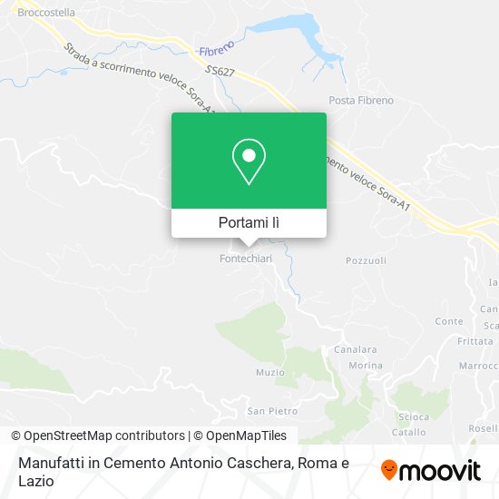 Mappa Manufatti in Cemento Antonio Caschera
