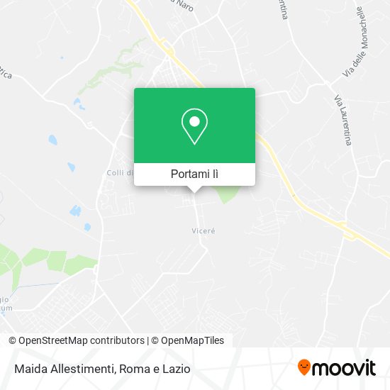 Mappa Maida Allestimenti