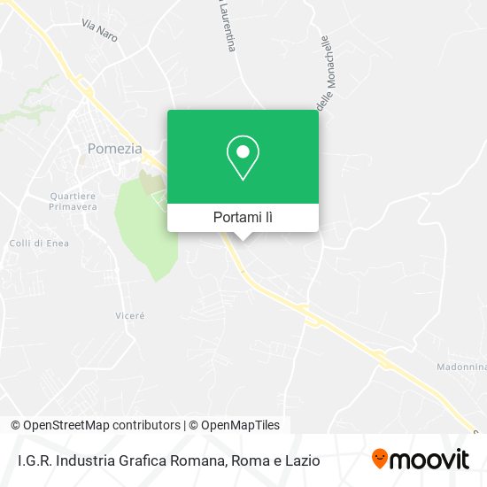 Mappa I.G.R. Industria Grafica Romana