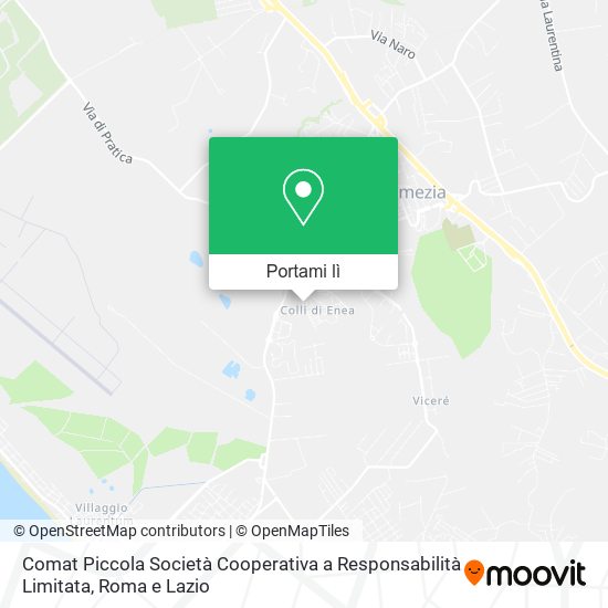 Mappa Comat Piccola Società Cooperativa a Responsabilità Limitata