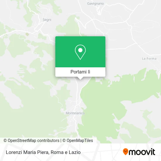 Mappa Lorenzi Maria Piera