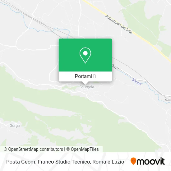 Mappa Posta Geom. Franco Studio Tecnico