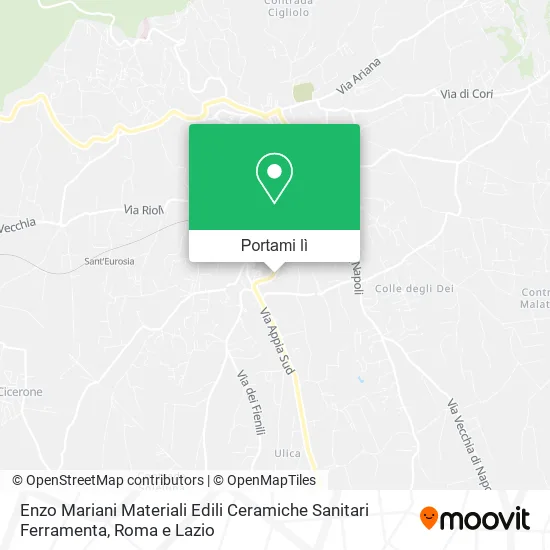 Mappa Enzo Mariani Materiali Edili Ceramiche Sanitari Ferramenta