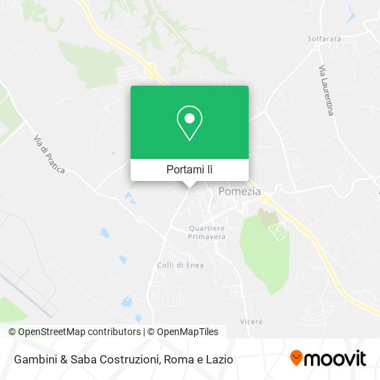Mappa Gambini & Saba Costruzioni