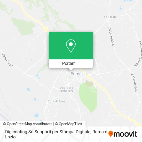 Mappa Digicoating Srl Supporti per Stampa Digitale