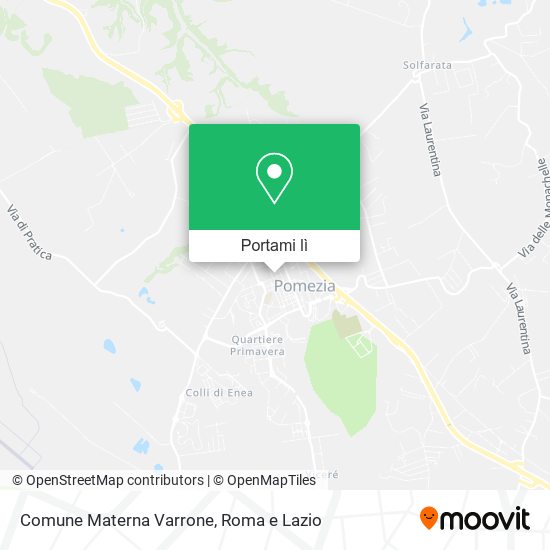 Mappa Comune Materna Varrone