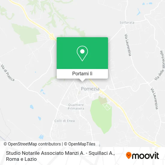 Mappa Studio Notarile Associato Manzi A. - Squillaci A.