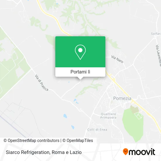 Mappa Siarco Refrigeration