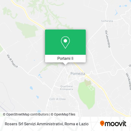 Mappa Rosers Srl Servizi Amministrativi