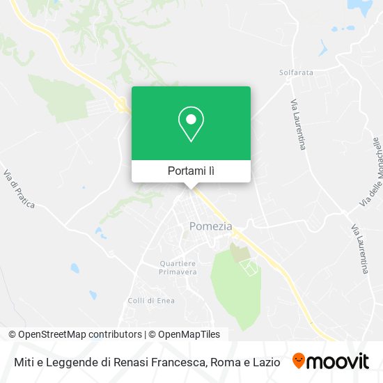 Mappa Miti e Leggende di Renasi Francesca