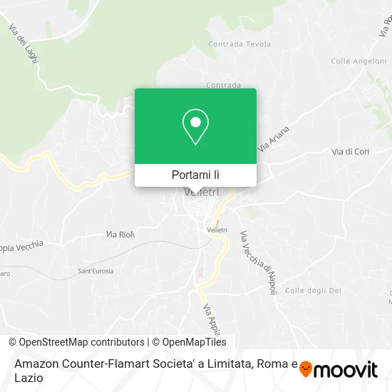 Mappa Amazon Counter-Flamart Societa' a Limitata