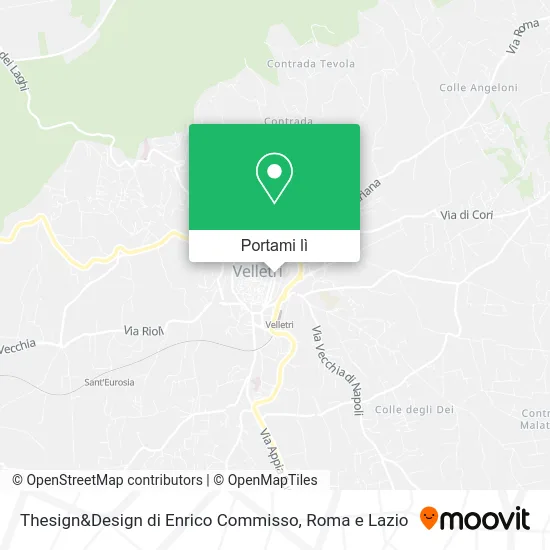 Mappa Thesign&Design di Enrico Commisso