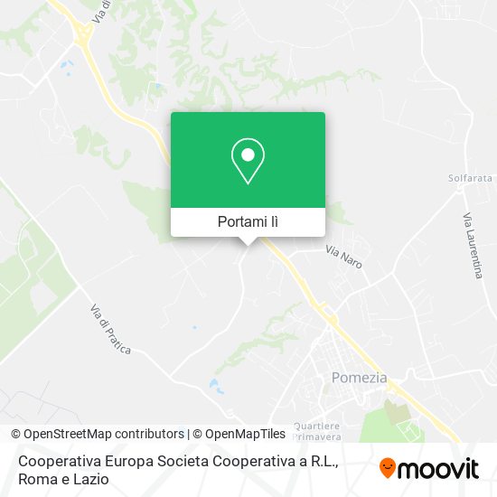 Mappa Cooperativa Europa Societa Cooperativa a R.L.