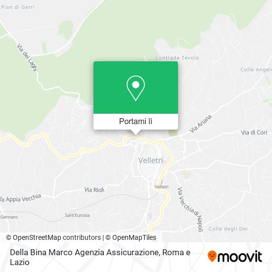 Mappa Della Bina Marco Agenzia Assicurazione