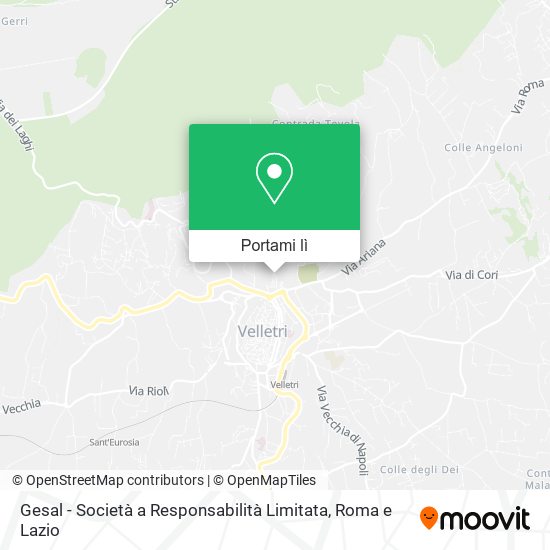 Mappa Gesal - Società a Responsabilità Limitata