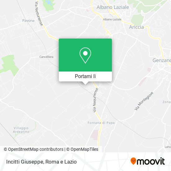 Mappa Incitti Giuseppe