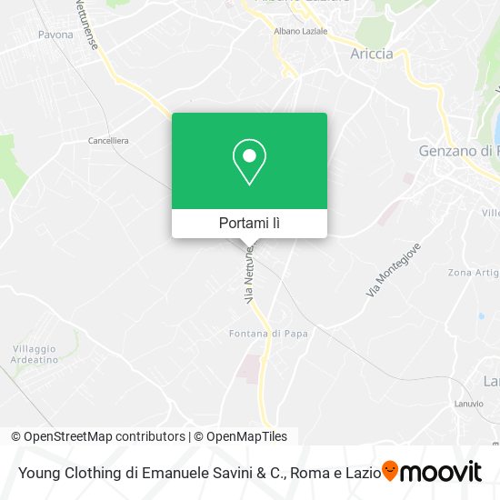 Mappa Young Clothing di Emanuele Savini & C.