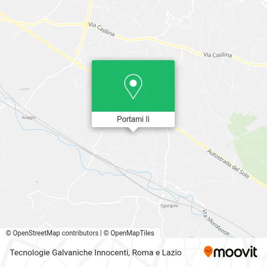 Mappa Tecnologie Galvaniche Innocenti