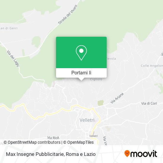 Mappa Max Insegne Pubblicitarie