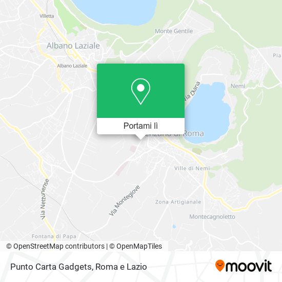 Mappa Punto Carta Gadgets