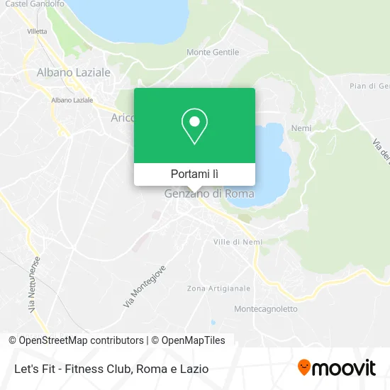 Mappa Let's Fit - Fitness Club