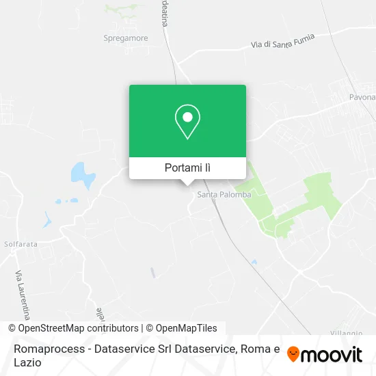 Mappa Romaprocess - Dataservice Srl Dataservice