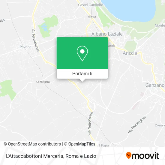 Mappa L'Attaccabottoni Merceria