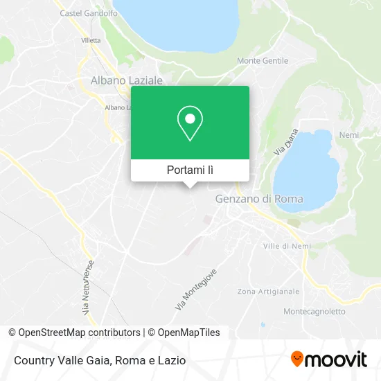 Mappa Country Valle Gaia