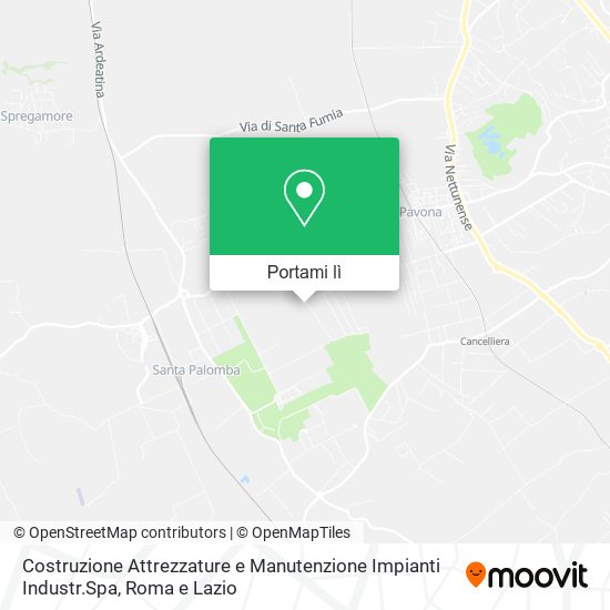 Mappa Costruzione Attrezzature e Manutenzione Impianti Industr.Spa