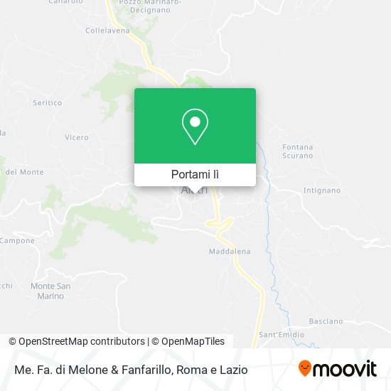 Mappa Me. Fa. di Melone & Fanfarillo