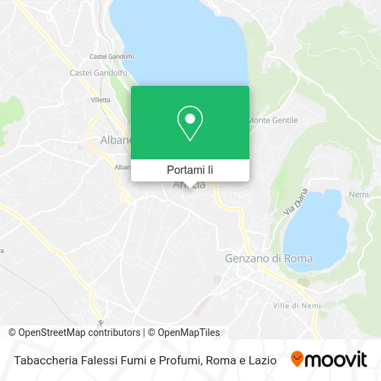 Mappa Tabaccheria Falessi Fumi e Profumi