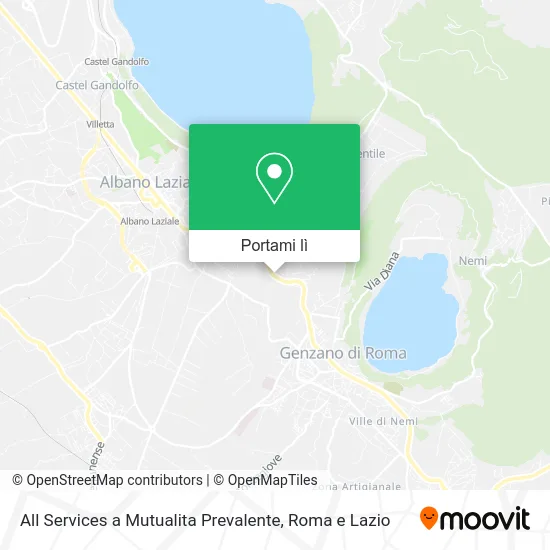 Mappa All Services a Mutualita Prevalente